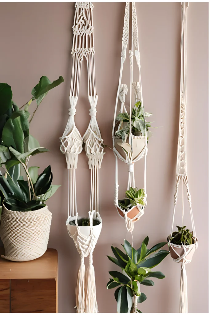 13. Macrame Plant Hangers 1