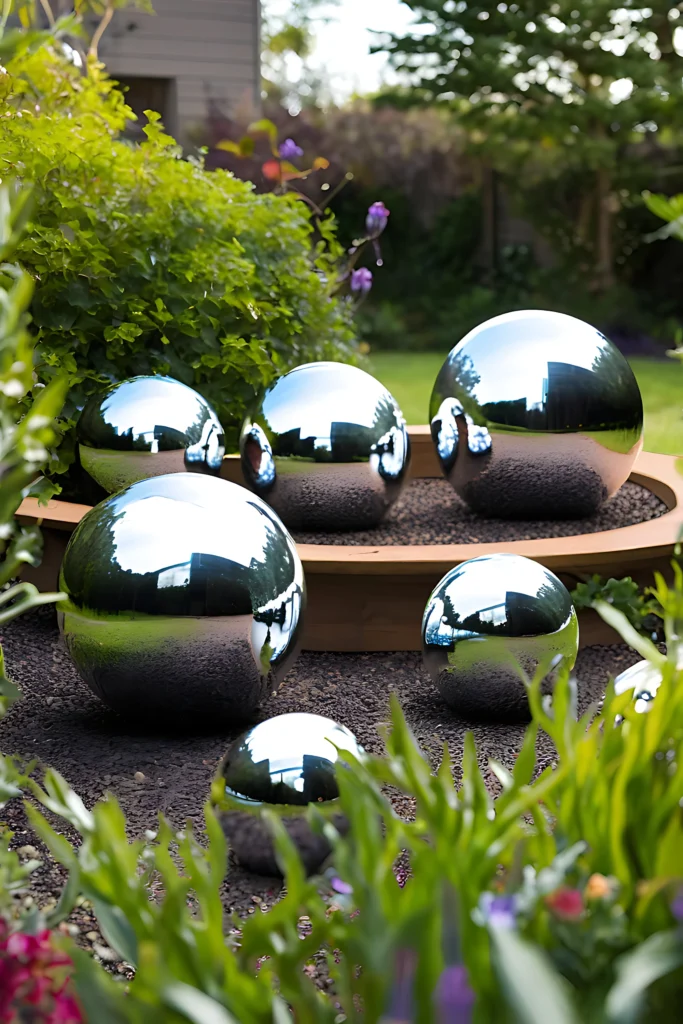 15. Mirrored Garden Balls 1