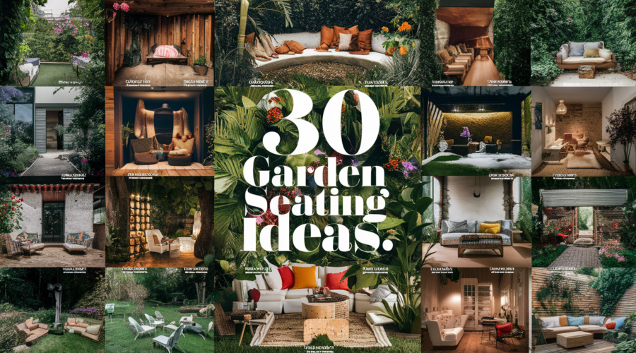 30 Inspired Garden Seating Ideas to Craft a Secluded Relaxation Corner