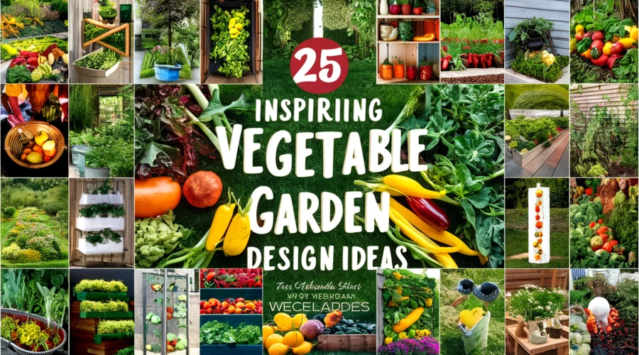 25 Inspiring Vegetable Garden Design Ideas for Every Space and Skill Level