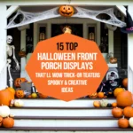 Halloween Front Porch Displays