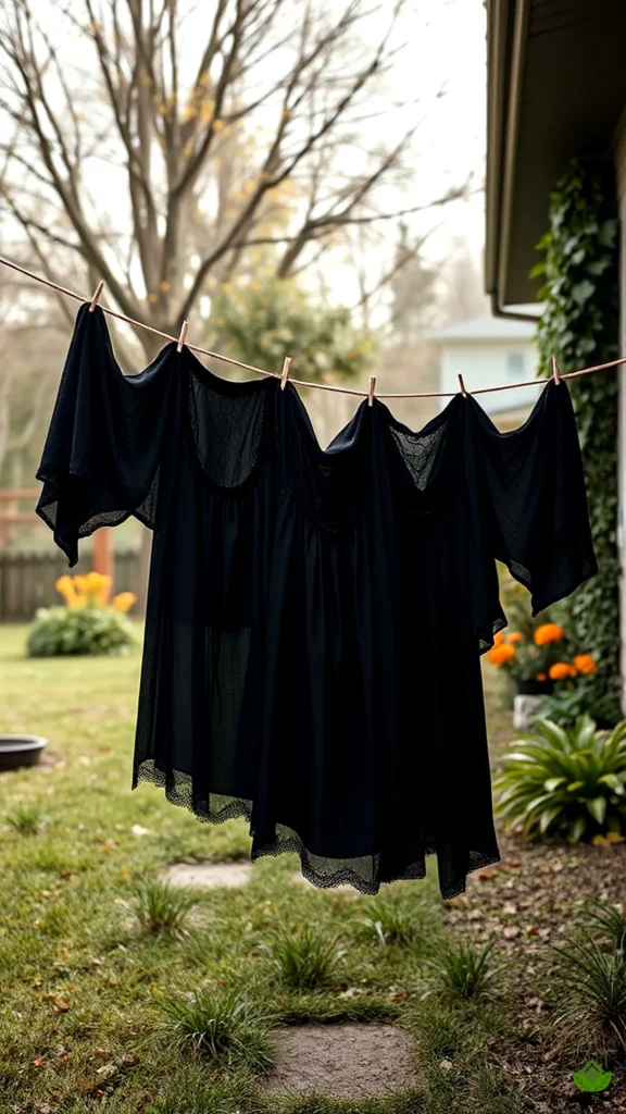 22. Witchs Clothesline Halloween DIY