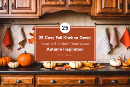 25 Stunning Fall Kitchen Decor Ideas to Inspire Your Autumn Cooking Ah, fall. The season of cozy sweaters, pumpkin spice everything, and that undeniable urge to transform your home into a warm, inviting haven. As someone who's spent years experimenting with seasonal decor (and making plenty of mistakes along the way), I've learned that the kitchen is the perfect place to infuse some autumnal charm. After all, it's where we brew our apple cider, bake our pumpkin pies, and gather with loved ones for hearty meals. I remember the first time I tried to decorate my kitchen for fall. Let's just say it involved way too many plastic pumpkins and an unfortunate incident with a hot glue gun. But hey, we live and learn, right? Now, I'm excited to share some of my favorite fall kitchen decor ideas that'll make your space feel as warm and inviting as a freshly baked apple pie. Before we dive in, let me tell you why sprucing up your kitchen for fall is totally worth it. First off, it's a great way to get into the seasonal spirit without breaking the bank. Plus, a beautifully decorated kitchen can actually inspire you to cook more. I swear, the minute I hang up my autumn wreath, I suddenly feel the urge to whip up a batch of butternut squash soup! So, grab your favorite mug of hot cider (or pumpkin spice latte, no judgment here), and let's explore 25 stunning fall kitchen decor ideas that'll have you falling in love with your cooking space all over again. 1. Autumn-inspired Tea Towels Let's kick things off with something simple yet effective: seasonal tea towels. I used to think these were just for show, but trust me, they're practical too. Look for designs featuring fall leaves, pumpkins, or cozy plaids. Drape them over your oven handle or hang them on hooks for an instant pop of autumn color. Pro tip: choose towels in warm, earthy tones like burnt orange, deep red, or forest green to really capture that fall vibe. 1. Pumpkin-themed Canisters Okay, I'll admit it. I went through a phase where everything in my kitchen had to be pumpkin-shaped. While I've toned it down since then, I still love a good pumpkin-themed canister set. These are perfect for storing flour, sugar, or even your favorite fall-flavored teas. Look for ceramic versions in warm, muted colors for a classy touch. And hey, if you want to go all out with a jack-o'-lantern face on your cookie jar, who am I to stop you? 1. Rustic Wooden Serving Trays There's something about wooden serving trays that just screams "fall" to me. Maybe it's the natural, earthy vibe they give off. I love using these for displaying mini pumpkins, gourds, or even as a base for a fall-themed centerpiece. Plus, they're super handy when you're serving up those pumpkin spice lattes to your friends. Just make sure to treat the wood properly if you plan on using it for food! 1. Scented Pinecone Bowl This is one of my favorite low-effort, high-impact decor ideas. Simply fill a rustic bowl with pinecones and add a few drops of cinnamon or pine essential oil. Not only does it look great, but it'll make your kitchen smell amazing too. I learned this trick from my grandma, and let me tell you, it's a game-changer. Just be careful not to overdo it with the scent – you don't want your kitchen smelling like a Yankee Candle factory exploded! 1. Fall-inspired Throw Pillows Now, I know what you're thinking. "Throw pillows in the kitchen? Are you nuts?" But hear me out. If you have a breakfast nook or kitchen seating area, a few strategically placed autumn-themed throw pillows can really cozy up the space. Think rich, textured fabrics like velvet or wool, in warm fall colors. And if you're worried about spills, just opt for pillows with removable, washable covers. Trust me, it's worth it for the extra comfort and style. 1. Seasonal Fruit Bowl This one's a no-brainer, but it's often overlooked. Swap out your summer fruits for fall favorites like apples, pears, and persimmons. Not only does this add a pop of seasonal color to your kitchen, but it also encourages healthy snacking. Win-win! I like to use a wooden or woven bowl to really lean into that harvest vibe. And if you're feeling extra fancy, throw in a few mini pumpkins or gourds for good measure. 1. Autumn Leaf Garland Alright, I'll confess. I once tried to make my own autumn leaf garland using real leaves. Let's just say it didn't end well (pro tip: real leaves crumble). Now, I opt for high-quality artificial leaf garlands. Drape them over your kitchen windows, along open shelving, or even around your refrigerator for an instant fall upgrade. The best part? You can reuse them year after year! 1. Cozy Kitchen Rug Never underestimate the power of a good rug to transform a space. For fall, I love switching out my bright summer rug for something with warmer tones and cozier textures. Think rich reds, deep oranges, or even a subtle plaid pattern. Not only does it look great, but it also feels amazing underfoot when you're standing at the stove whipping up a batch of homemade apple butter. 1. Mason Jar Candle Holders If you're anything like me, you probably have a drawer full of Mason jars just waiting to be used. Well, here's your chance! Turn them into charming candle holders by filling them with small pebbles or sand and nestling a tea light on top. Group a few together for a warm, glowing centerpiece. Just remember to never leave candles unattended – safety first, folks! 1. Chalkboard Menu Board This is one of those ideas that's both practical and decorative. Hang a chalkboard in your kitchen and use it to write out your weekly menu, favorite fall recipes, or even just a warm welcome message. I love how it adds a touch of rustic charm while also keeping me organized. Plus, it's a great way to show off your artistic skills... or in my case, my terrible handwriting. 1. Copper Accents There's something about copper that just feels so autumnal to me. Maybe it's the warm, glowing color that reminds me of falling leaves. Whatever the reason, adding a few copper accents to your kitchen can really amp up the fall vibes. Think copper mugs for Moscow Mules, a copper kettle on the stove, or even just some copper-colored drawer pulls. It's an easy way to add a touch of elegance and warmth to your space. 1. Plaid Table Runner Nothing says "cozy fall kitchen" quite like a plaid table runner. I love how it instantly adds a pop of color and pattern to my kitchen island or dining table. Look for plaids in traditional fall colors like red, orange, and brown, or go for a more modern twist with navy and white. And here's a little secret: if you're not much of a sewer (guilty as charged), you can often find great plaid scarves at thrift stores that work perfectly as table runners. Budget-friendly and eco-friendly? Sign me up! 1. Autumn-inspired Wall Art Let's talk about wall art for a minute. I used to think my kitchen walls had to be all about food-related prints, but I've since learned that seasonal art can really transform the space. For fall, I love hanging prints or paintings featuring autumn landscapes, cozy cabin scenes, or even abstract works in fall colors. And don't be afraid to switch it up – changing your wall art with the seasons is an easy way to keep your kitchen feeling fresh and current. 1. Woven Basket Collection Baskets are like the Swiss Army knife of home decor – they're versatile, practical, and always look good. For fall, I love displaying a collection of woven baskets in various sizes and textures. Use them to store produce, kitchen linens, or even as a unique way to display your cookbooks. The natural textures and earthy tones of the baskets perfectly complement the fall vibe. Plus, they're great for hiding all those kitchen gadgets you impulse-bought and never use (hello, avocado slicer). 1. Cinnamon Stick Bundles Here's a super simple idea that packs a big punch in both the visual and olfactory departments. Gather a bunch of cinnamon sticks and tie them together with some twine or a pretty ribbon. Place these bundles in a bowl on your counter, or even hang them from cabinet knobs for a rustic touch. Not only do they look great, but they'll also make your kitchen smell amazing. Just be prepared for sudden cravings for cinnamon rolls! 1. Fall-themed Dish Towels Okay, I know we talked about tea towels earlier, but hear me out on this one. Fall-themed dish towels are not only practical (because let's face it, we all need to dry our dishes), but they're also an easy way to add some seasonal flair to your kitchen. Look for towels with cute sayings like "Pumpkin Spice and Everything Nice" or charming fall motifs. Bonus points if you can find ones that match your tea towels for a cohesive look! 1. Rustic Wooden Signs I'll be honest, I used to think wooden signs with sayings were a bit cheesy. But you know what? They've grown on me. A well-chosen wooden sign can add both personality and a touch of fall coziness to your kitchen. Look for signs with autumn-themed quotes or even just simple words like "Gather" or "Thankful". Hang them above your stove, on an empty wall, or prop them up on a shelf for an instant fall upgrade. 1. Dried Herb Bundles Here's an idea that's both decorative and practical. Gather bundles of herbs like rosemary, thyme, or sage, and hang them to dry in your kitchen. Not only do they look beautifully rustic, but they'll also be ready to use in your fall cooking. I love how they add a touch of greenery to the space while also filling the air with a subtle, herby scent. Just be sure to hang them somewhere out of the way so you don't bump into them while cooking! 1. Fairy Lights in Mason Jars Remember those Mason jars we talked about earlier? Here's another great use for them. Fill them with battery-operated fairy lights for a warm, magical glow. Group a few jars together on your countertop or use them as a centerpiece on your kitchen table. They create such a cozy atmosphere, perfect for those chilly fall evenings. Just don't blame me if you find yourself lingering in the kitchen long after the dishes are done! 1. Fall-inspired Mug Collection If you're anything like me, you probably have way too many mugs. But fall is the perfect excuse to display your favorite seasonal ones! I love arranging a collection of fall-themed mugs on an open shelf or a mug tree. Look for mugs with autumn colors, cute sayings, or even shaped like pumpkins (yes, they exist, and yes, I own one). It's a great way to add some personality to your kitchen and have your favorite vessels ready for all those pumpkin spice lattes. 1. Faux Fall Floral Arrangements Now, I'll be the first to admit that I don't have the greenest thumb. That's why I love faux floral arrangements for fall. Look for arrangements featuring sunflowers, wheat stalks, or even some faux leaves and berries. Place them in a rustic vase or pitcher for an instant centerpiece. The best part? They'll look perfect all season long, no watering required! 1. Seasonal Spice Display Fall is all about those warm, comforting spices, right? So why not make them a part of your decor? I love arranging my fall spices – think cinnamon sticks, whole nutmeg, star anise – in small glass jars or test tubes. Display them on a wooden tray or a spice rack where they're easily accessible for cooking. Not only does it look great, but it also encourages you to experiment with those seasonal flavors. Win-win! 1. Cozy Throw Blanket Okay, I know what you're thinking. "A blanket in the kitchen? Really?" But hear me out. If you have a breakfast nook or a cozy corner in your kitchen, a soft throw blanket can add instant warmth and texture. Choose one in a rich fall color or a classic plaid pattern. It's perfect for those chilly mornings when you're enjoying your coffee and planning out your day. Just be sure to keep it away from the stove! 1. Vintage Kitchen Scale with Gourds This is one of my favorite ways to blend form and function in fall kitchen decor. Find an old-fashioned kitchen scale (flea markets are great for this) and use it to display an assortment of mini gourds or pumpkins. It adds a touch of vintage charm while also embracing the season's bounty. Plus, it's a great conversation starter when guests come over! 1. Fall-scented Reed Diffuser Last but not least, let's not forget about the power of scent in creating that perfect fall atmosphere. A reed diffuser with a seasonal fragrance like apple cider, pumpkin spice, or autumn leaves can really tie your whole fall kitchen decor together. Place it on a windowsill or countertop, away from food prep areas. It'll keep your kitchen smelling amazing even when you're not cooking up a storm. Whew! We've covered a lot of ground, haven't we? From simple swaps like seasonal tea towels to more involved projects like creating your own herb drying station, there are so many ways to bring the cozy, comforting vibes of fall into your kitchen. Remember, the key to great fall kitchen decor is to create a space that not only looks good but also inspires you to embrace the season. Whether that means baking more pies, trying out new soup recipes, or simply enjoying a warm mug of cider while admiring your handiwork, the goal is to create a kitchen that feels like a warm hug on a crisp autumn day. As you start implementing these ideas, don't be afraid to mix and match. Maybe the copper accents work great with your existing decor, but the plaid just isn't your thing. That's okay! The best decor is the kind that makes you happy when you walk into the room. And hey, if you end up with a few too many pumpkin-themed items (speaking from experience here), just embrace it. There's no such thing as too much fall spirit, right? So go ahead, give your kitchen that autumn makeover it deserves. Before you know it, you'll be whipping up pumpkin pies and hosting cozy dinner parties in a space that feels as warm and inviting as a crackling fireplace on a chilly fall evening. Happy decorating, and may your fall be filled with delicious smells, beautiful sights, and plenty of pumpkin spice (if that's your thing). Now, if you'll excuse me, all this talk of fall has me craving some homemade apple cider. Time to put my freshly decorated kitchen to good use!