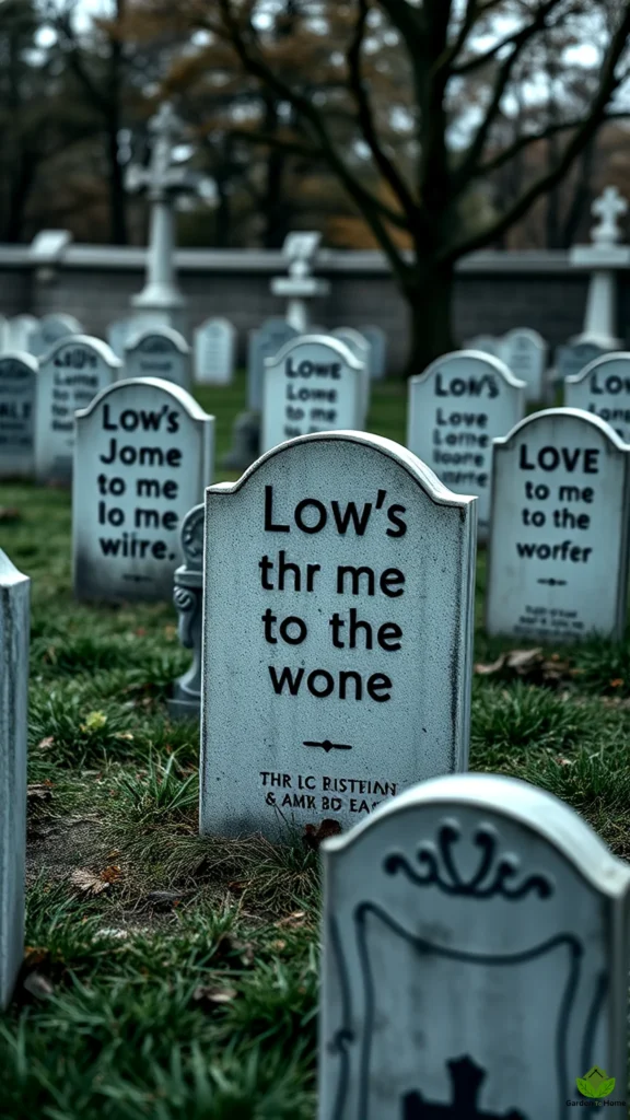 3. Grave ly Impressive Tombstones DIY