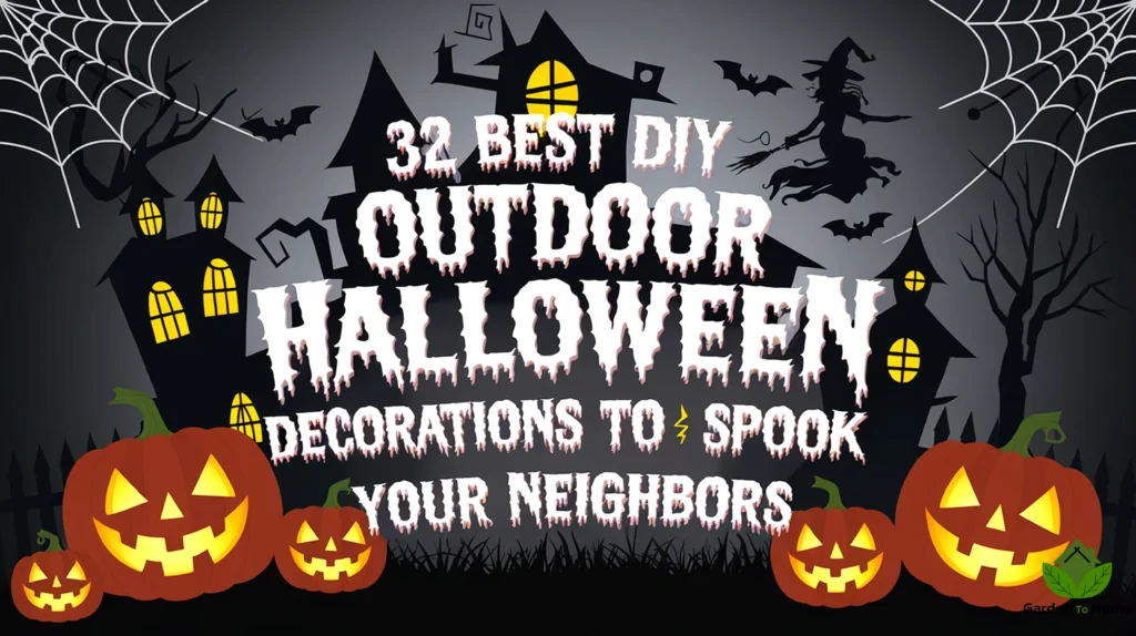 32 Best DIY Outdoor Halloween Decorations to Spook Your Neighbors 2