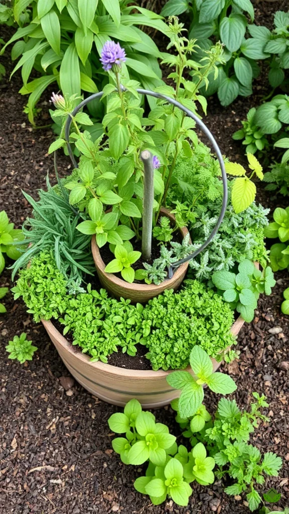 4. Herb Spiral A Sensory Feast in Your Garden