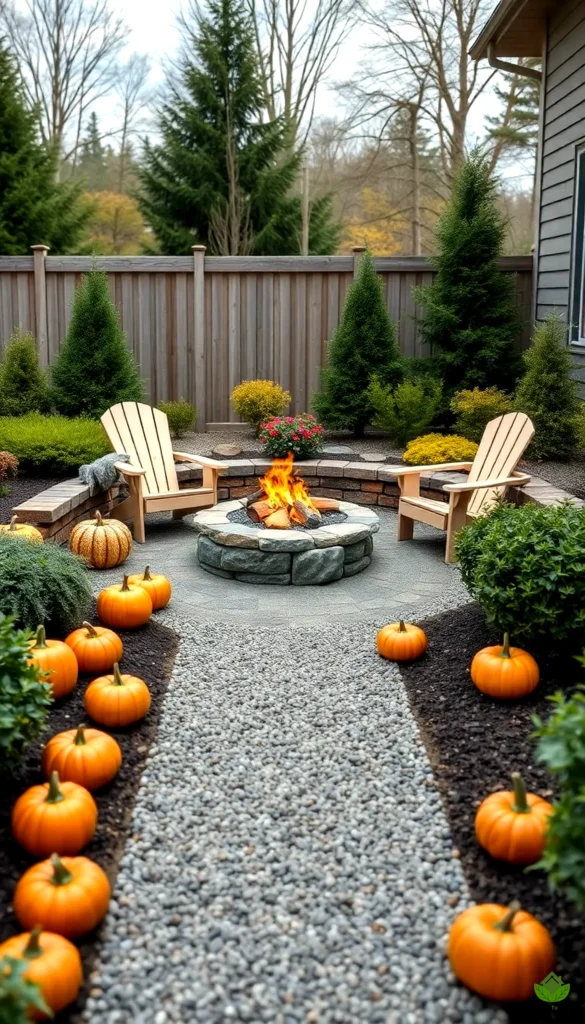 1. The Rustic Retreat Cozy Fall Garden Design