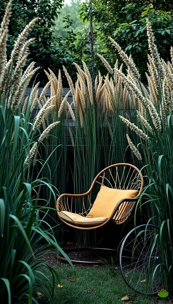 12. The Cozy Reading Nook Relaxing Garden Space