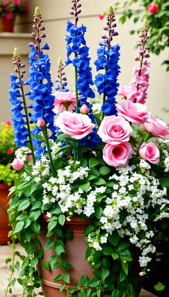 1. Classic English Garden Container 2024 The Timeless Arrangement Formula