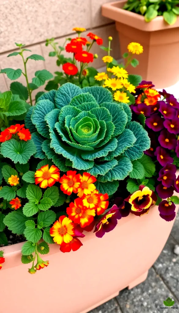 13. Edible Beauty Pretty Tasty Container Garden Guide