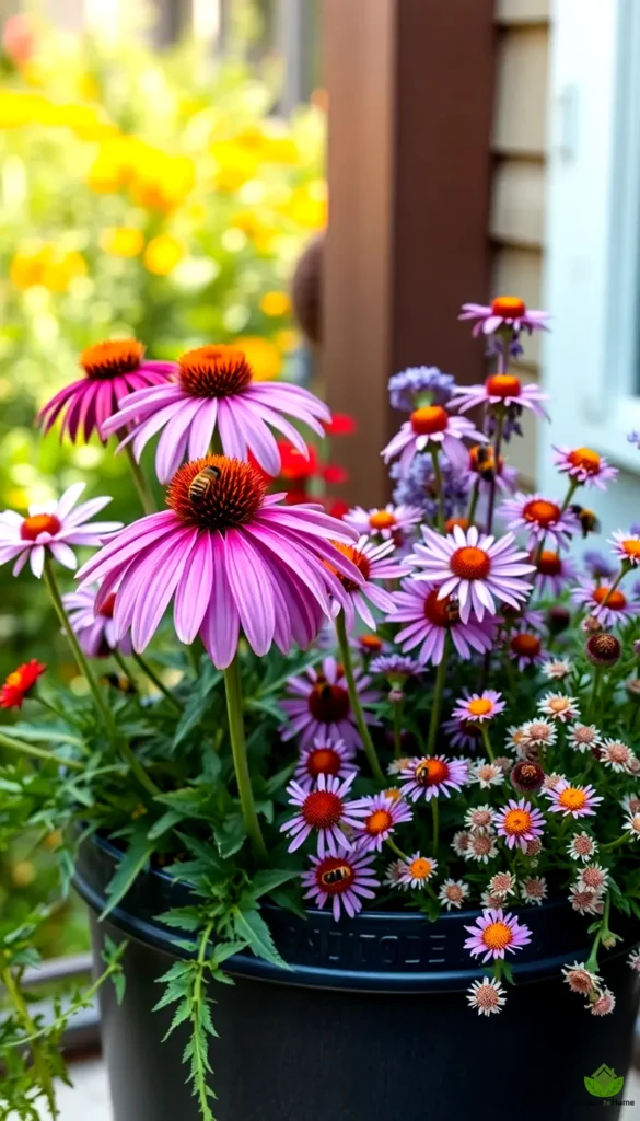 23. Pollinator Paradise Bee Friendly Container Garden Plan