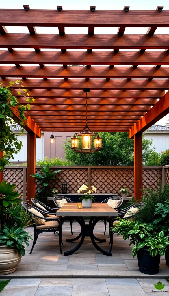 12. Pergolas for Shade and Style