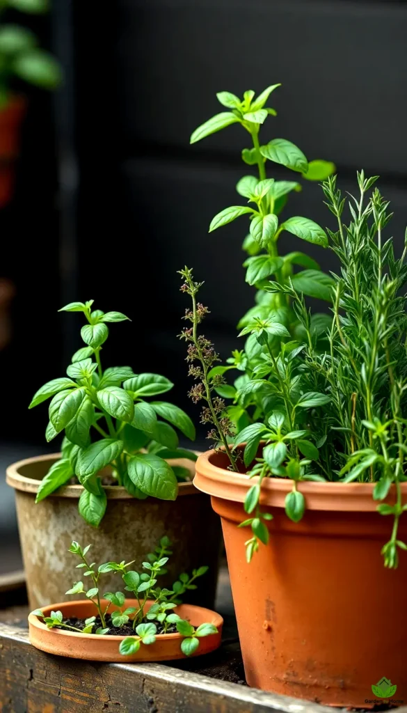 14. Mini Herb Garden for Fresh Flavor