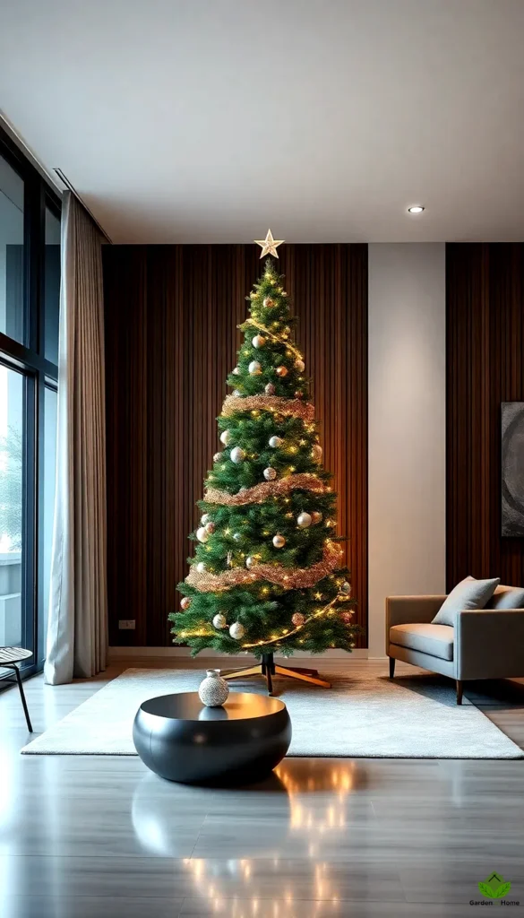 16. Modern Geometric Christmas Trees