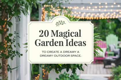 20 Magical Garden Ideas to Create a Dreamy Outdoor Space