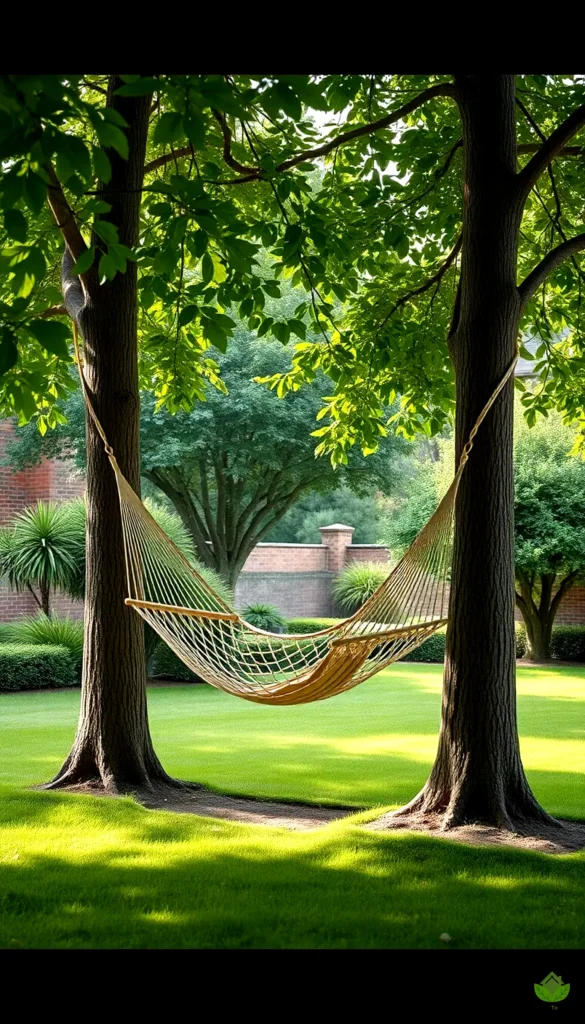 20. Add a Cozy Hammock for Ultimate Relaxation