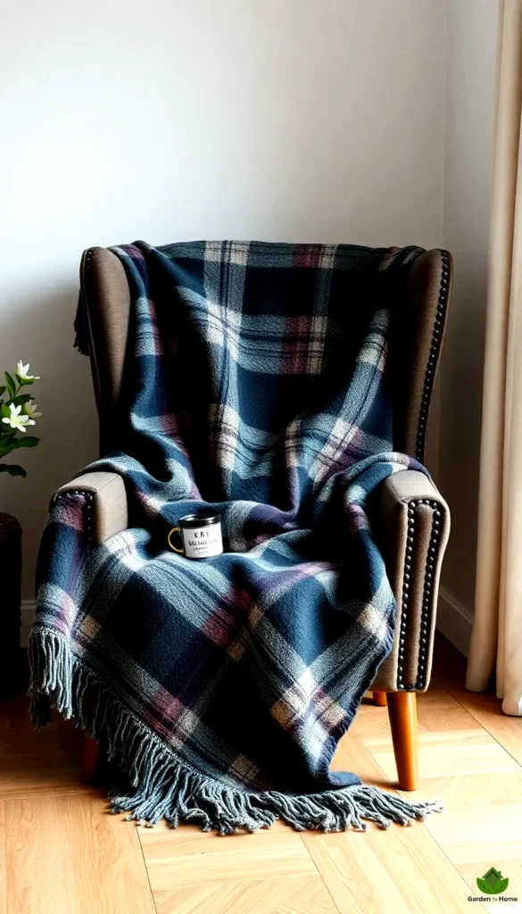 6. Plaid Patterns for a Rustic Touch