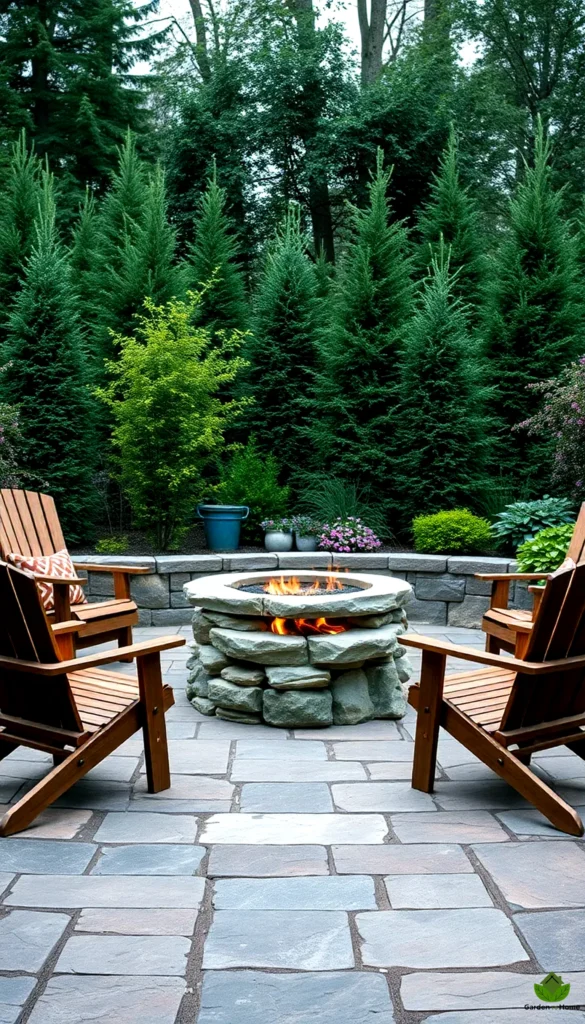 9. Outdoor Fire Pit for Cozy Nights